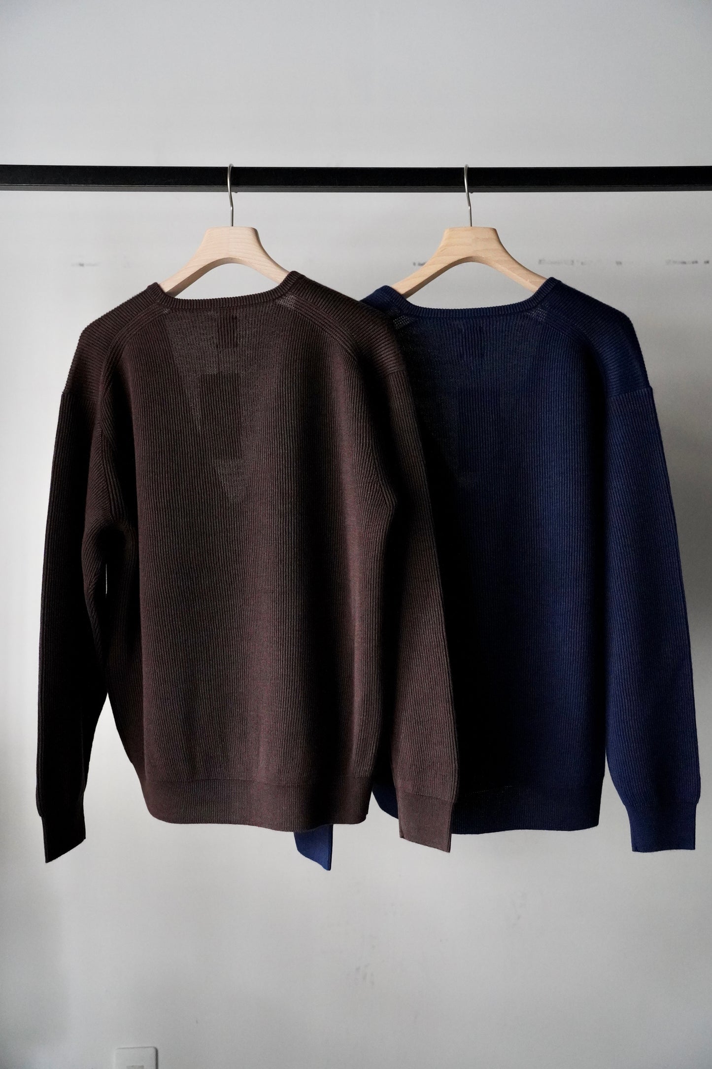 MEN BATONER / バトナー CHOMA HIGH COUNT RIB V ZIP CARDIGAN