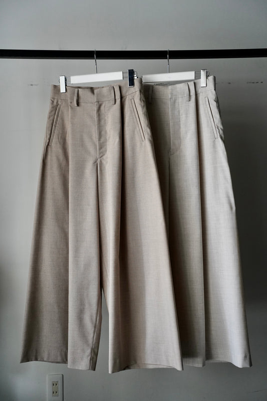 WOMEN Villd / ヴィルド TUCK WIDE PANTS