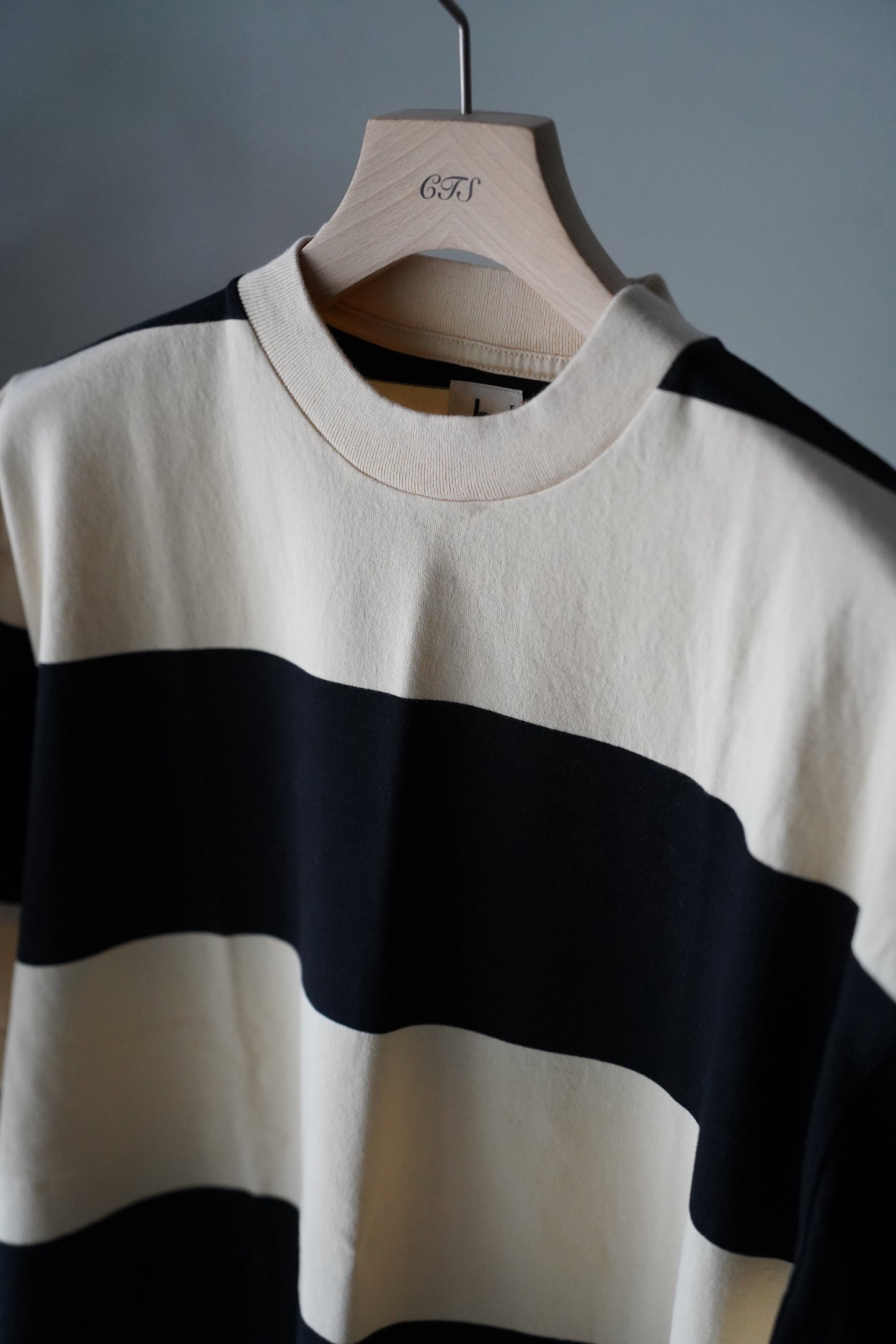 MEN blurhms/ブラーム Wide Border Short-sleeve Tee