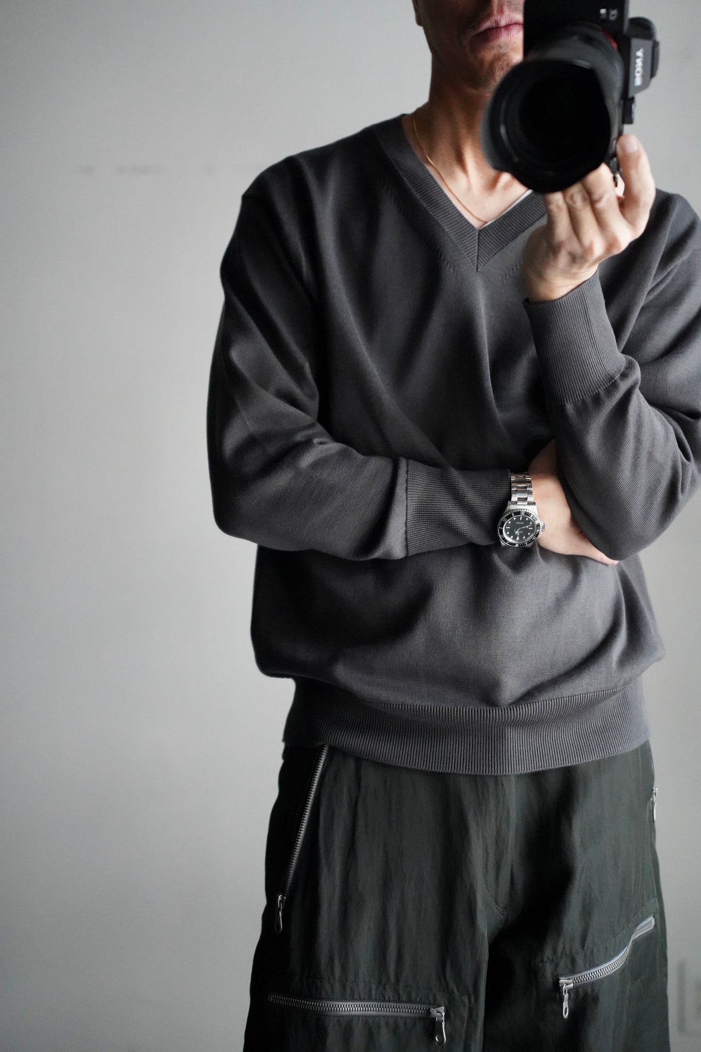 MEN BATONER / バトナー THE SEAISLAND COTTON V NECK