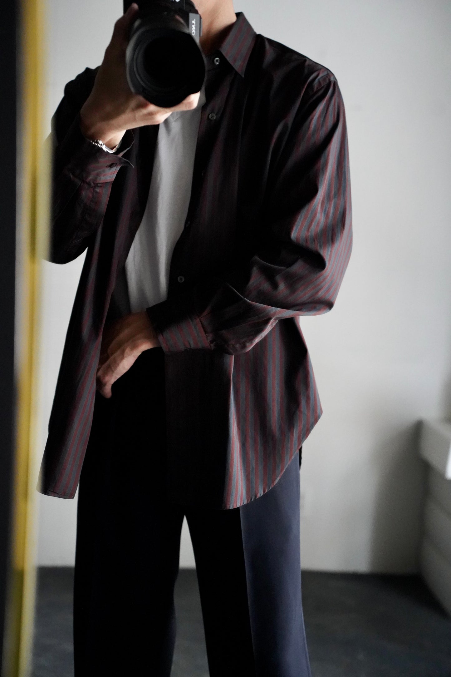 MEN HEUGN / ユーゲン ALAN SHIRTS over dyed