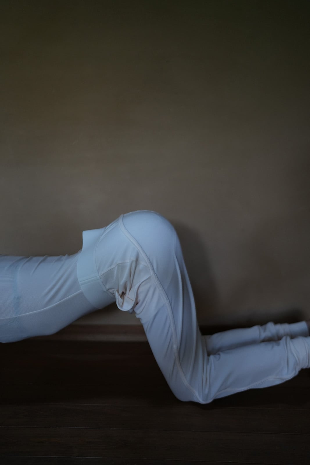 WOMEN MOON TREE PLANET line pants sports white
