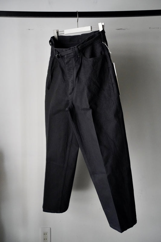 MEN blurhms/ブラーム 12.9oz Denim Narrow Belted Pants
