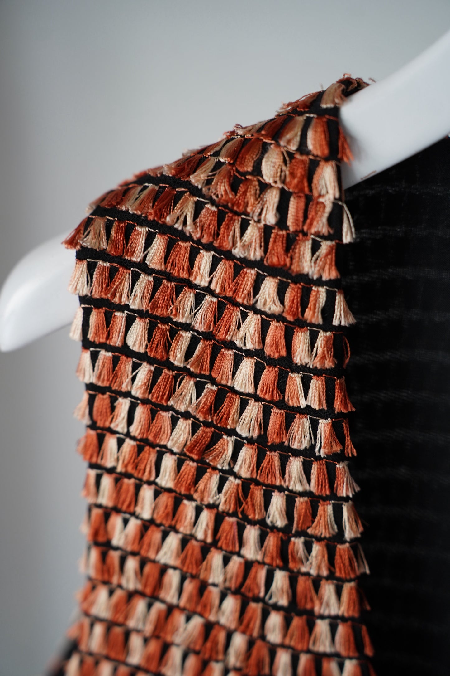 WOMEN Villd / ヴィルド fringe embroidery vest