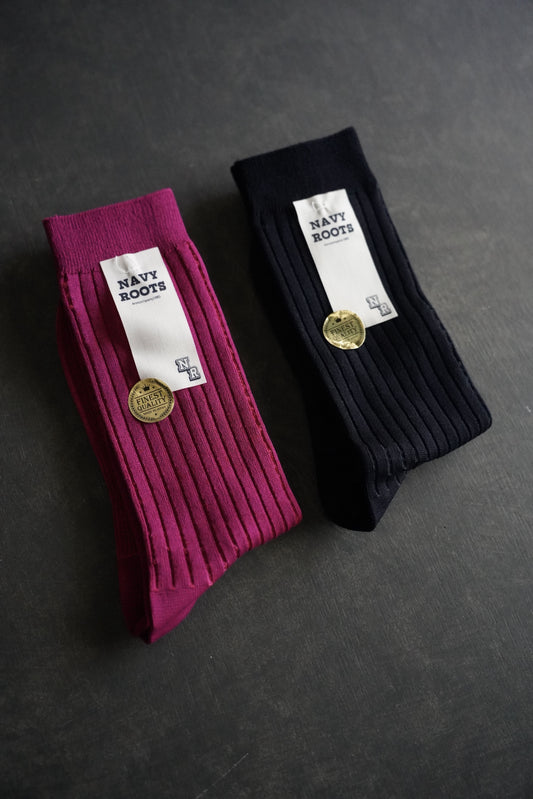 MEN NAVY ROOTS ネイビールーツ ドレスカラーリブ