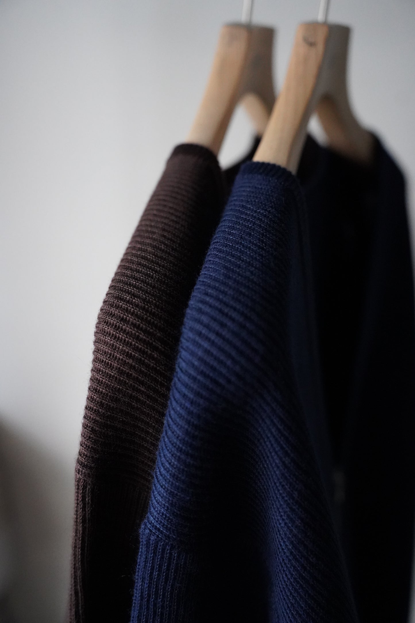 MEN BATONER / バトナー CHOMA HIGH COUNT RIB V ZIP CARDIGAN