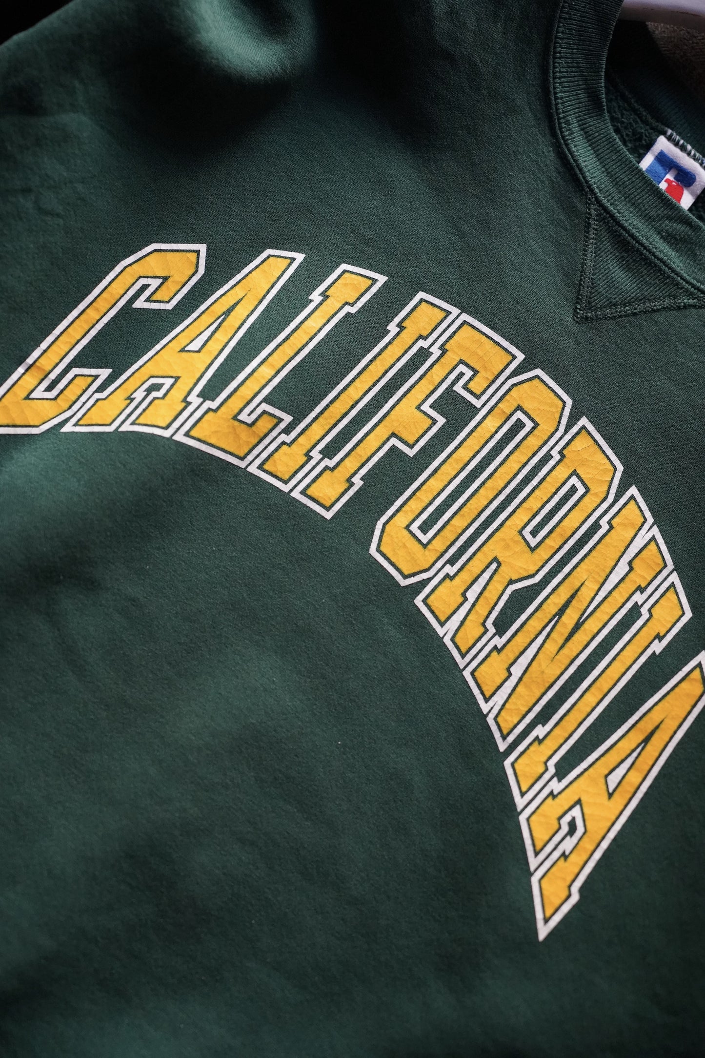 MEN/WOMEN VINTAGE CALIFORNIA SWEAT D.GREEN