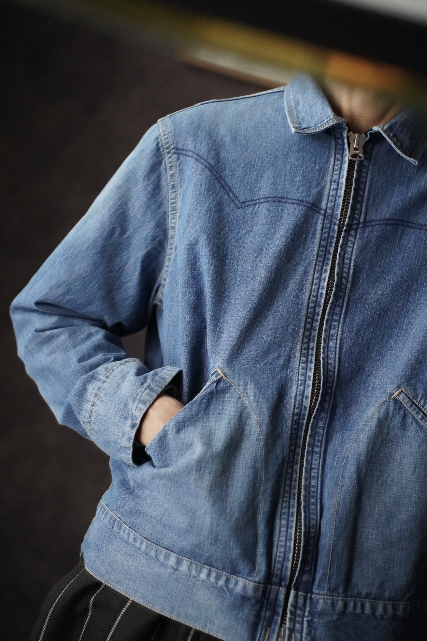 MEN NECESSARY or UNNECESSARY / ネセサリーオアアンネセサリー KEY DENIM