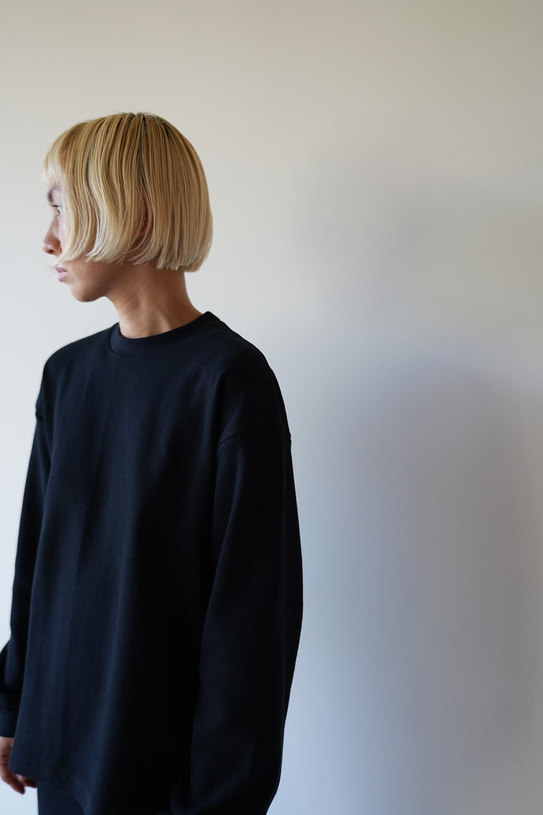 WOMEN MOON TREE PLANET long T black