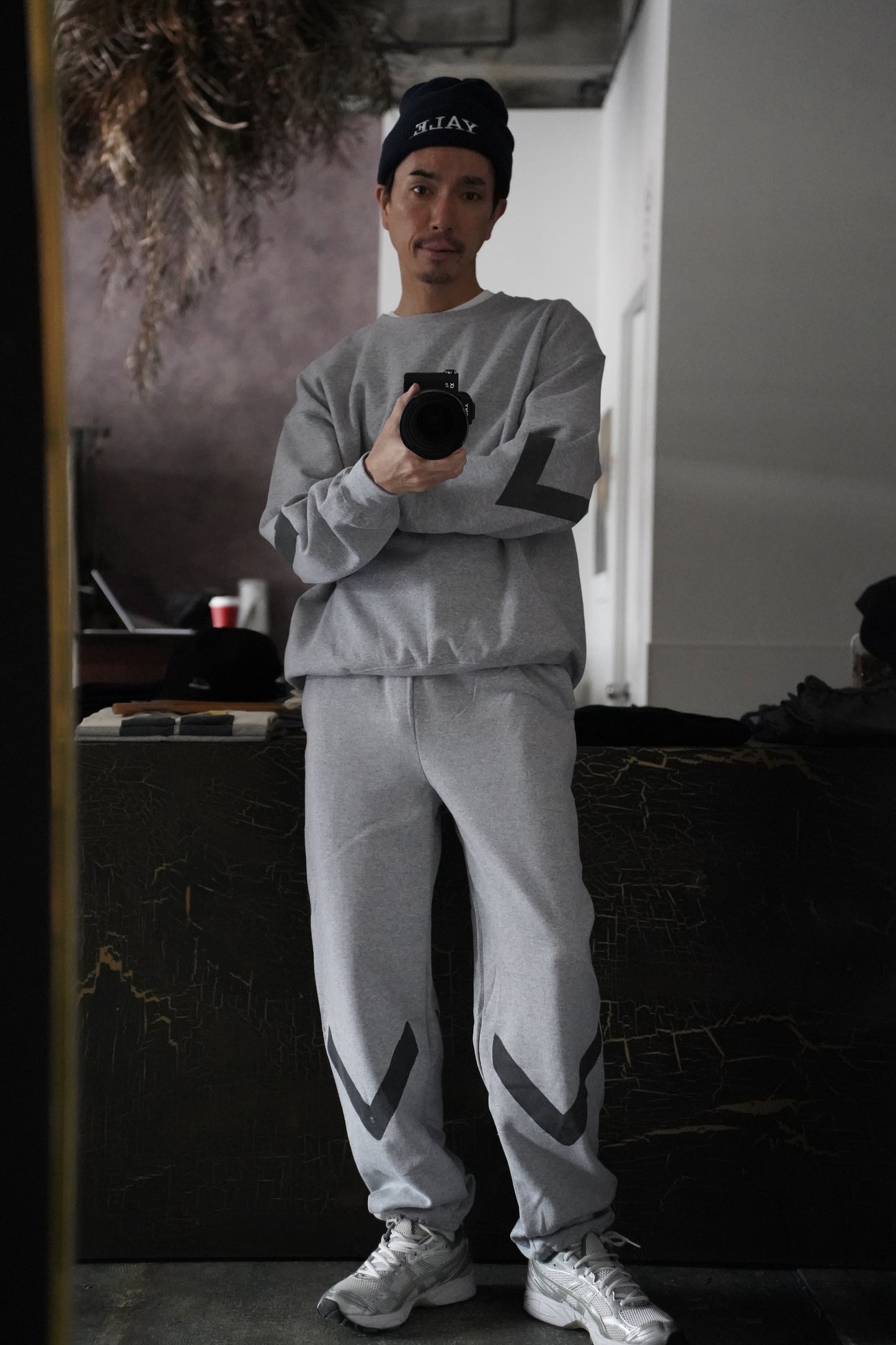 MEN USAFA TYPE REFLECTOR PRINTED SWEAT SHIRTS (GILDAN)