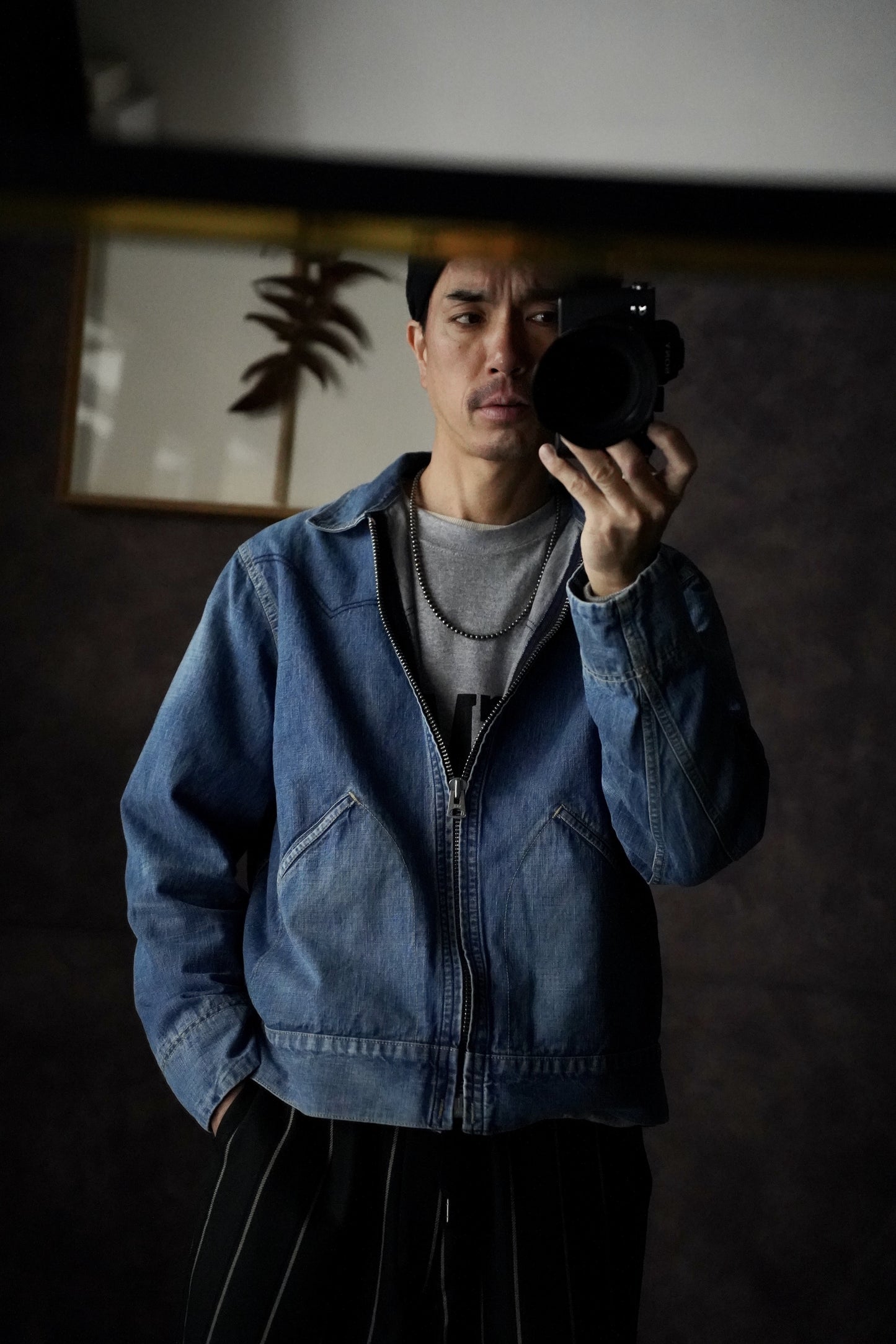MEN NECESSARY or UNNECESSARY / ネセサリーオアアンネセサリー KEY DENIM