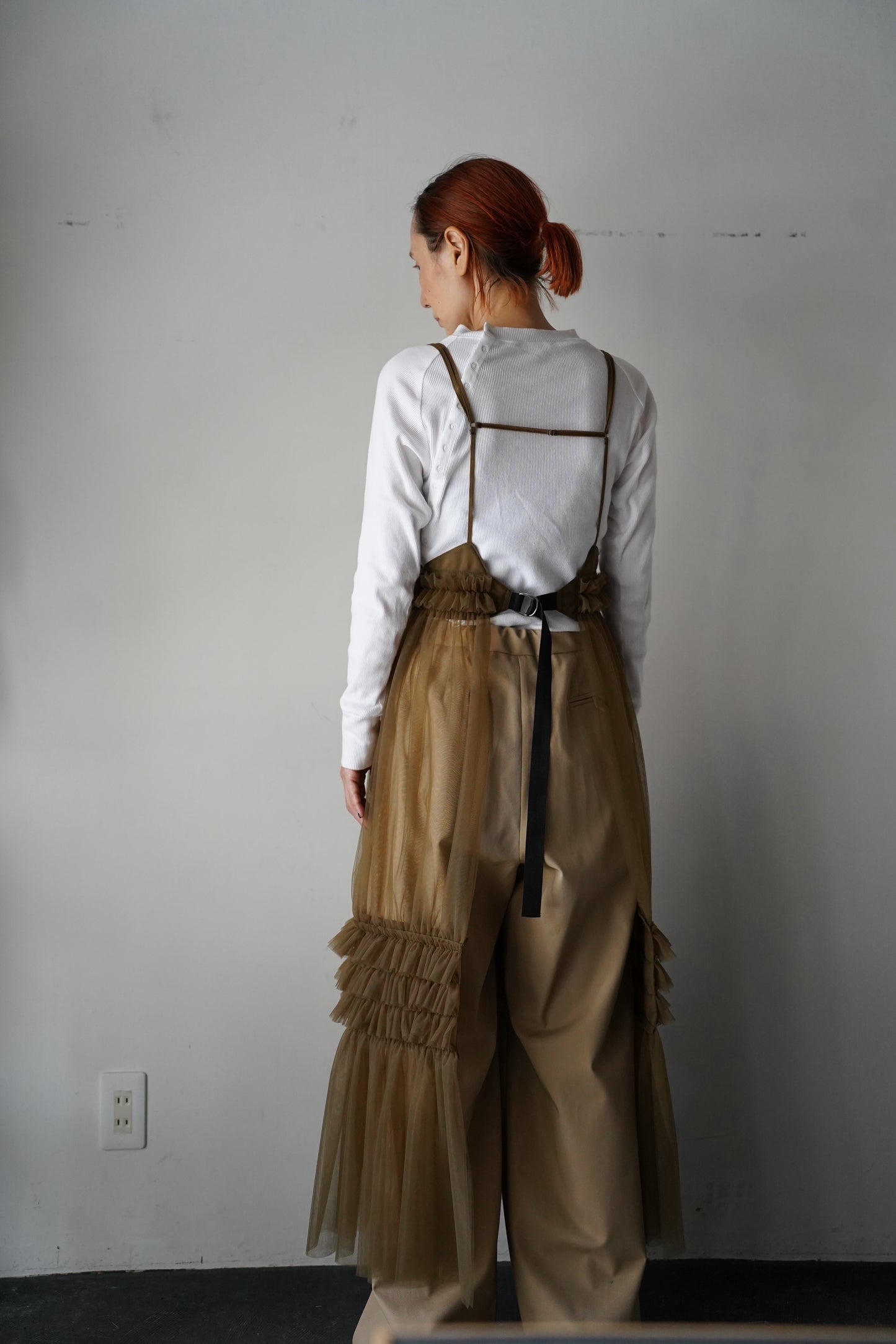 WOMEN RYU KAGA Commerbund tulle skirt