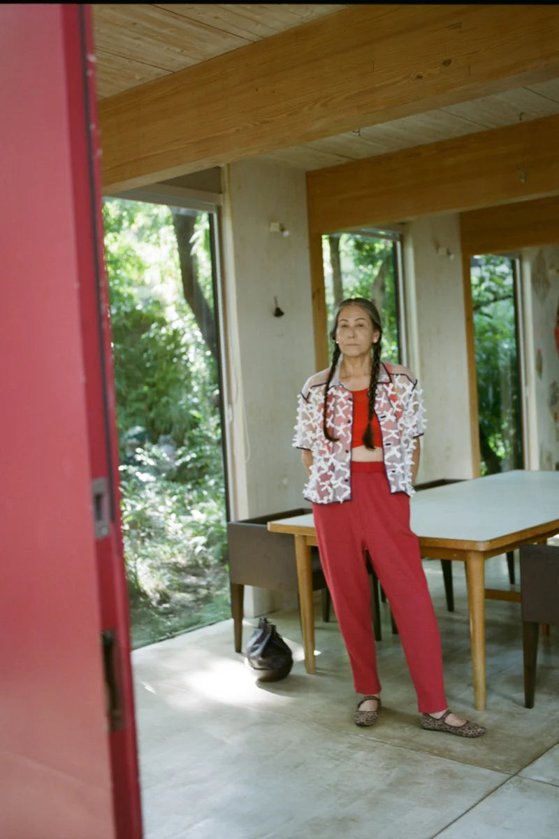 WOMEN jonnlynx/ジョンリンクス big rib pants
