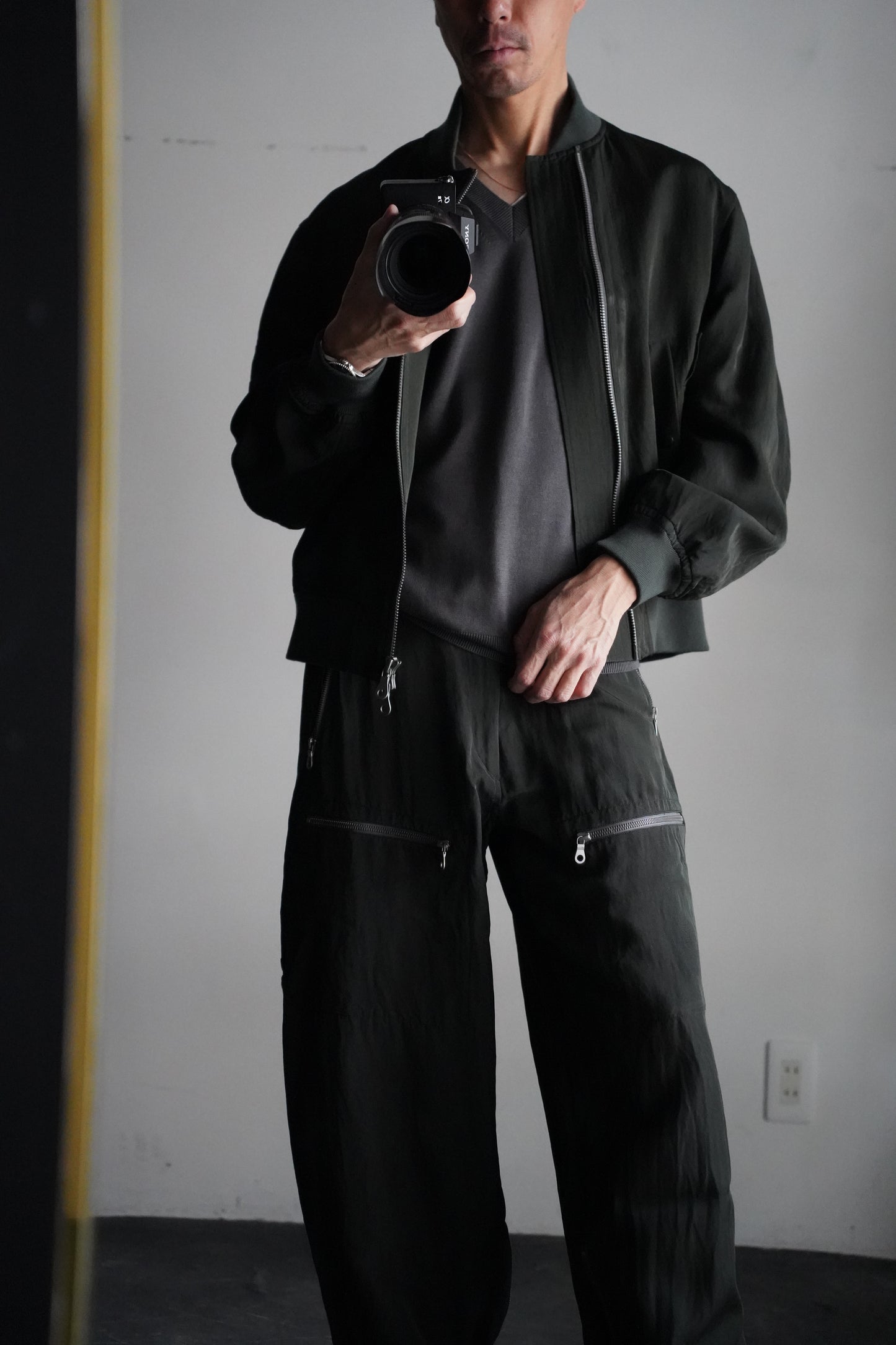 MEN blurhms/ブラーム Rayon Nylon Silk B-15A Jacket