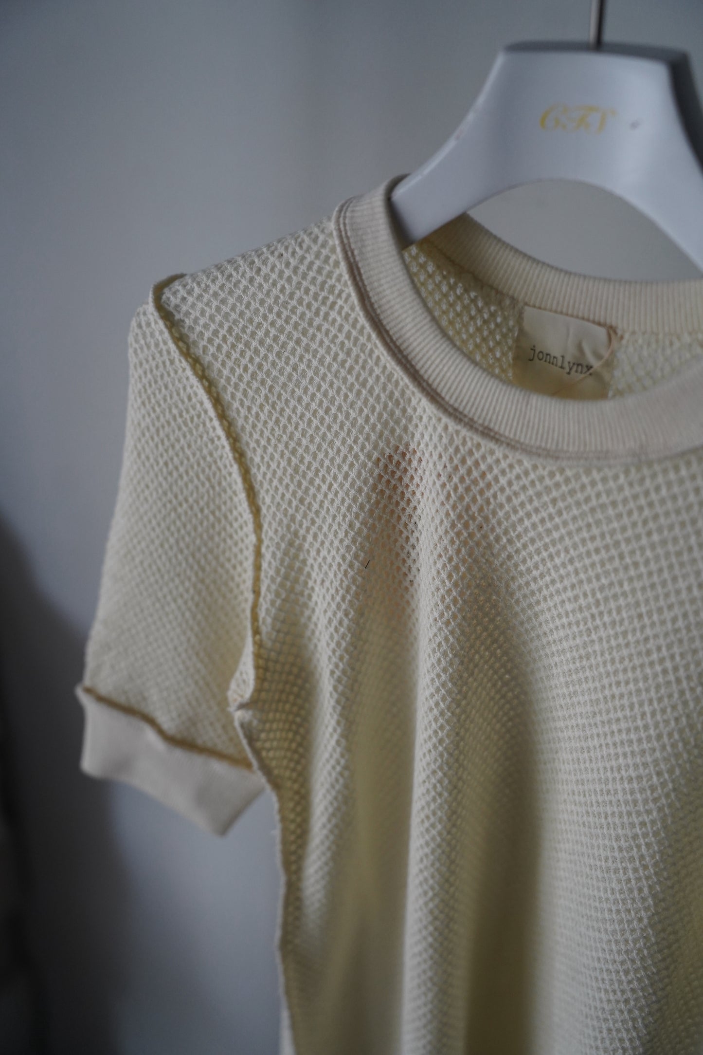 WOMEN jonnlynx/ジョンリンクス mesh tee