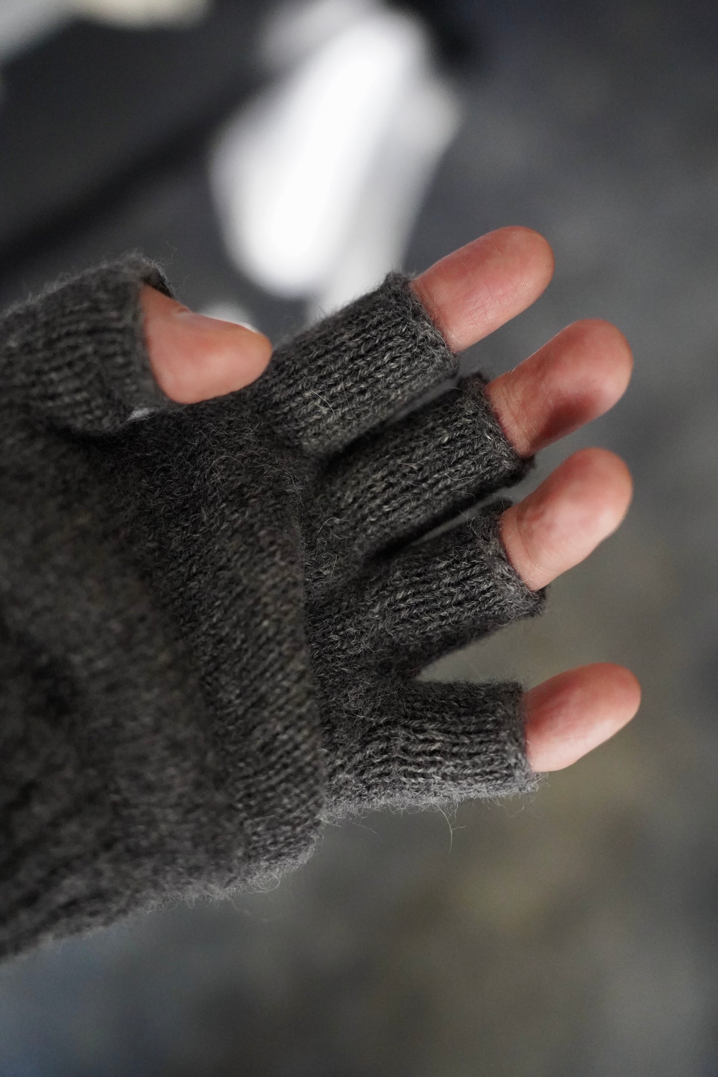 MEN/WOMEN loomer ルーマー alpaca knit gloves