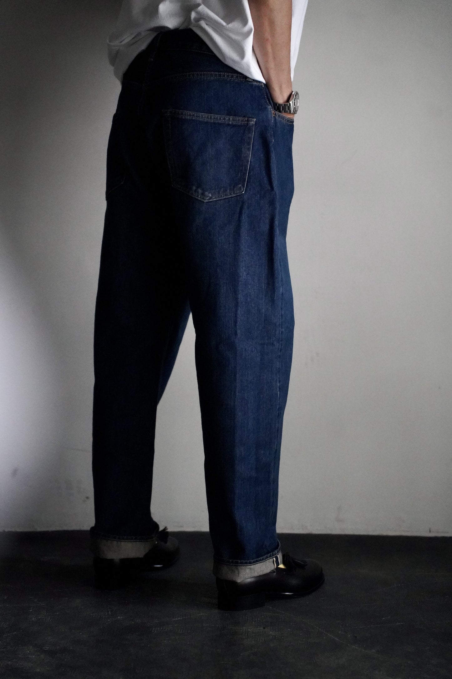 MEN CIOTA/シオタ 本藍 スビンコットン 13,5oz ストレートデニム