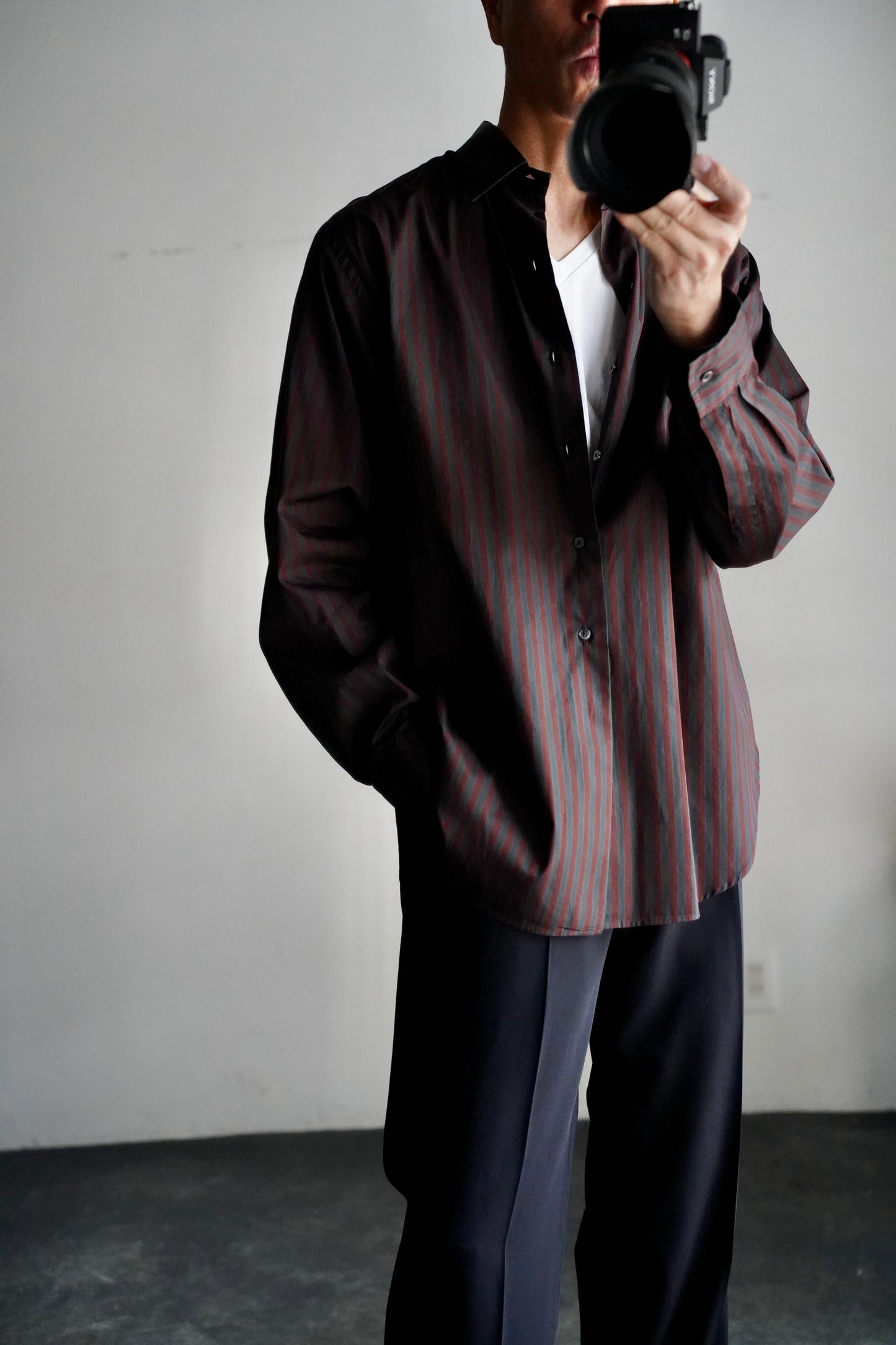 MEN HEUGN / ユーゲン ALAN SHIRTS over dyed