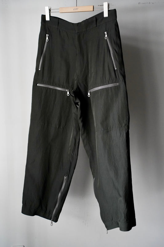 MEN blurhms/ブラーム Rayon Nylon Silk Mechanic Pants