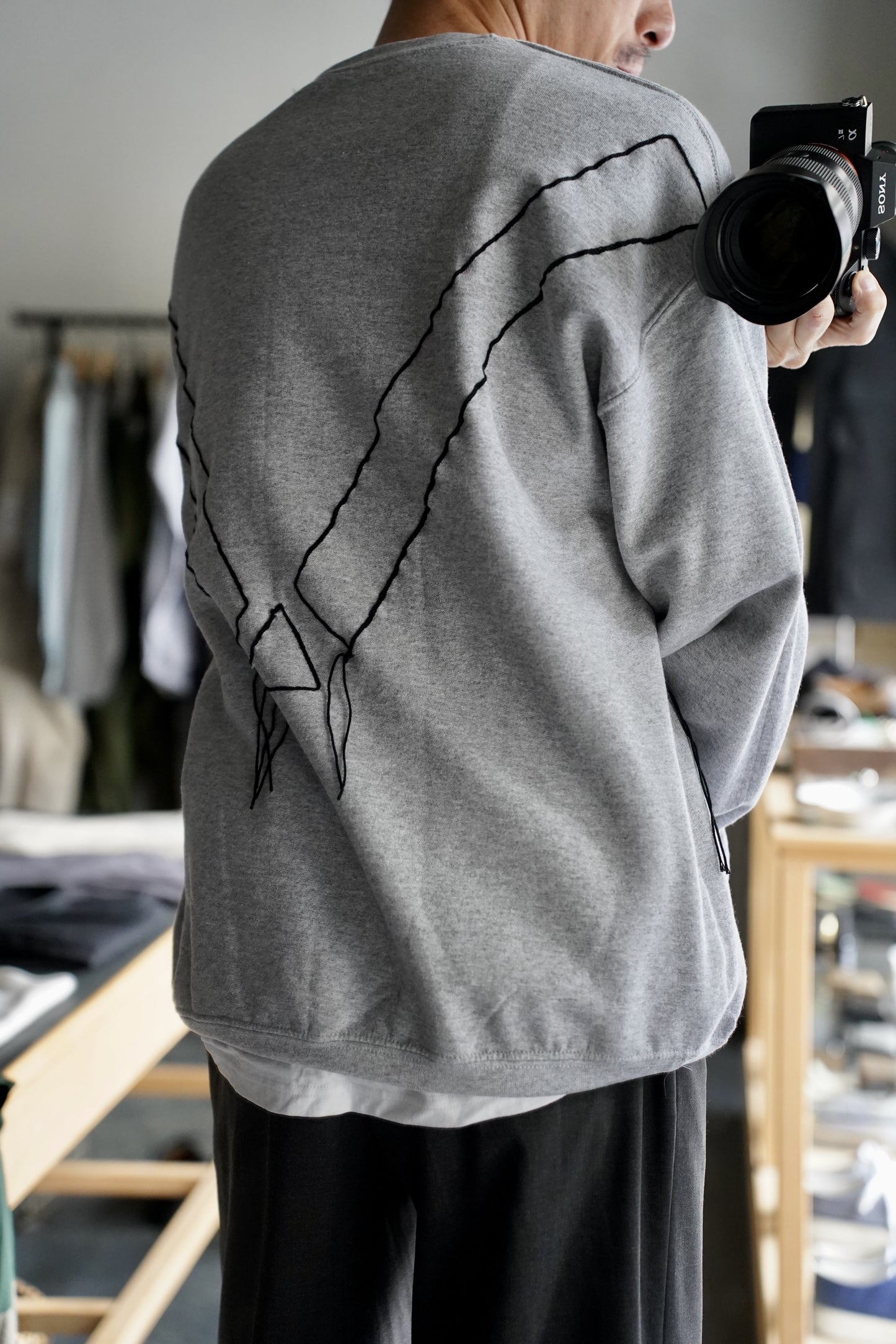 MEN CODE EMBROIDERY SWEAT SHIRTS 'USAFA'