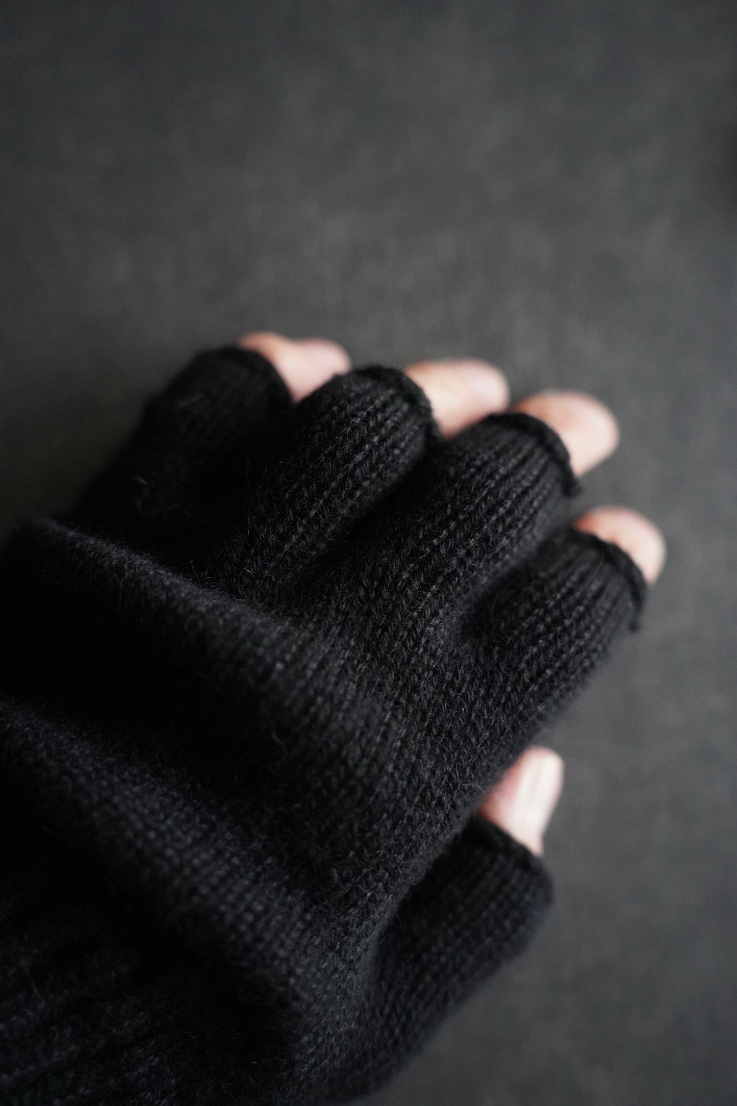 MEN/WOMEN loomer ルーマー alpaca knit gloves