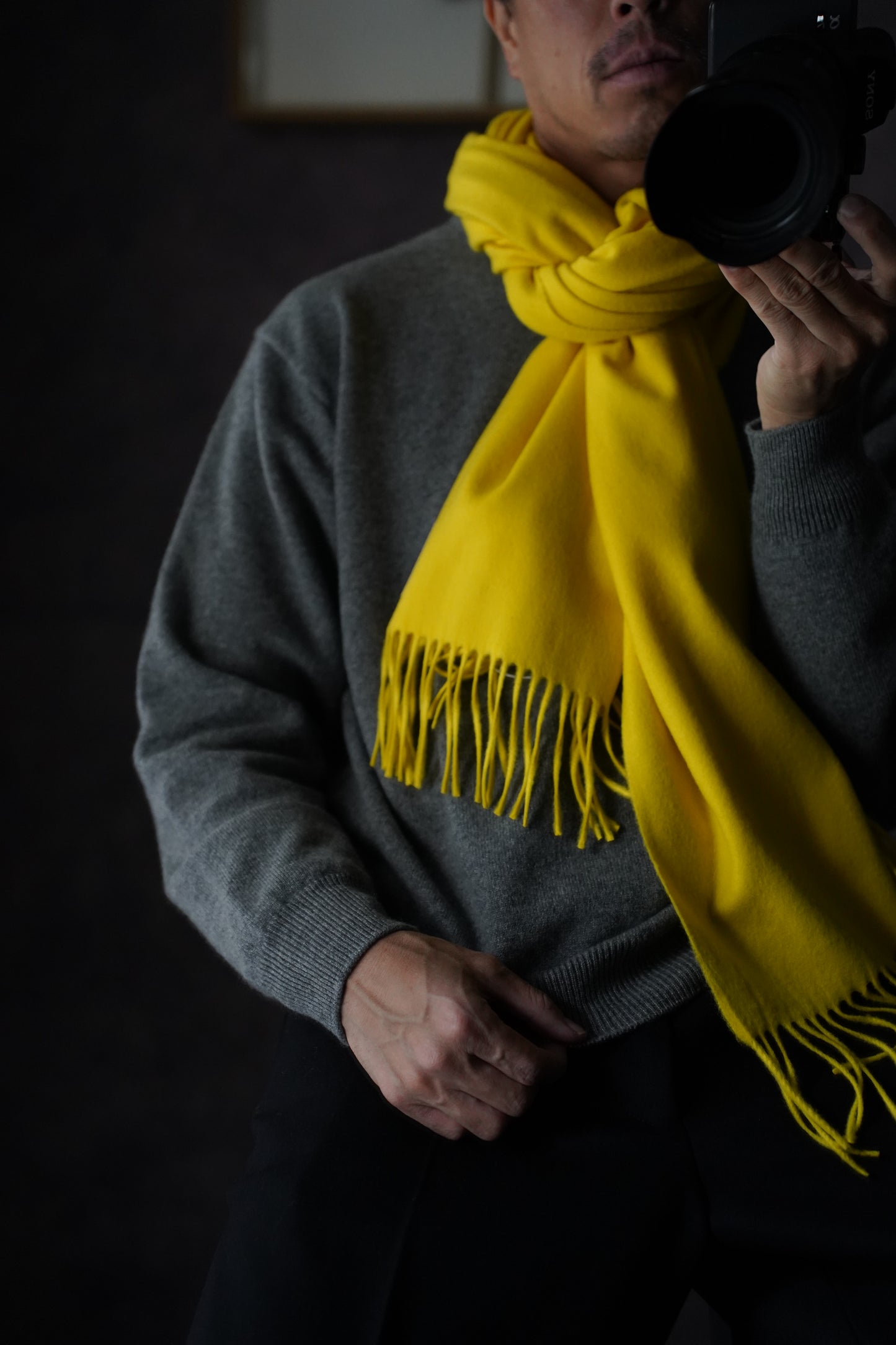 MEN/WOMEN loomer ルーマー Lambs Wool Plain Stole