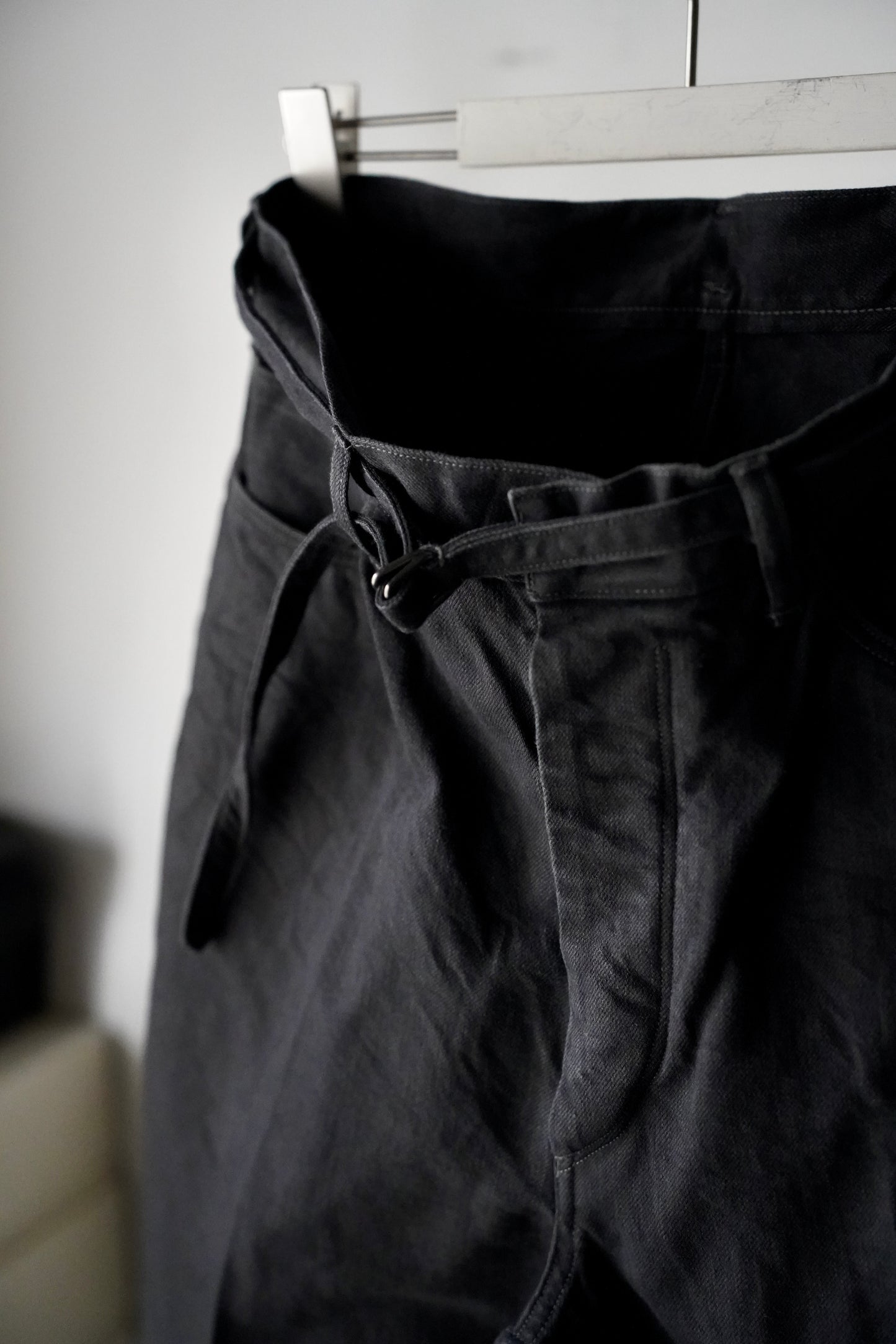 MEN blurhms/ブラーム 12.9oz Denim Narrow Belted Pants