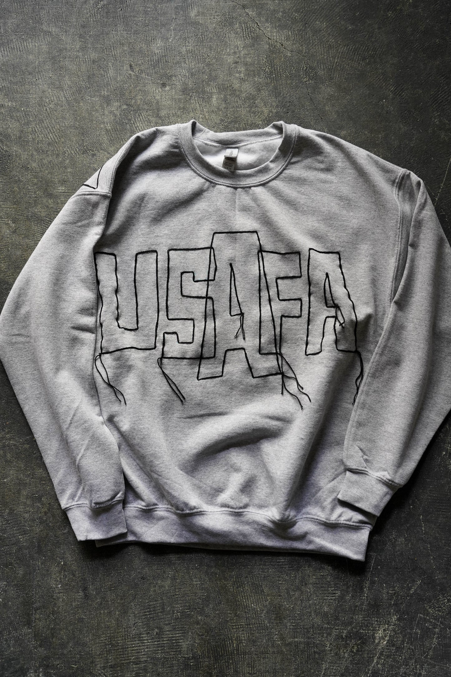 MEN CODE EMBROIDERY SWEAT SHIRTS 'USAFA'