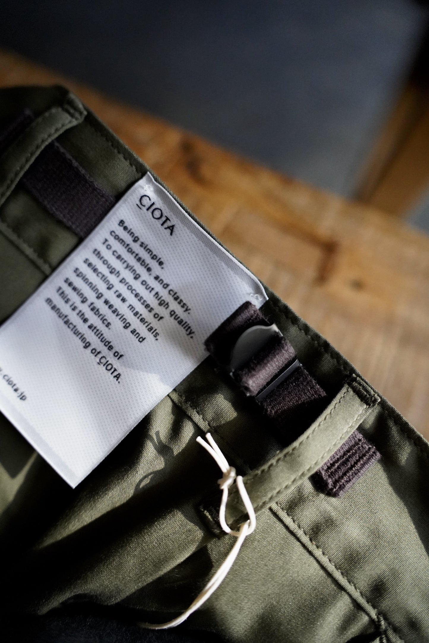 MEN CIOTA/シオタ Jungle Fatigue Pants