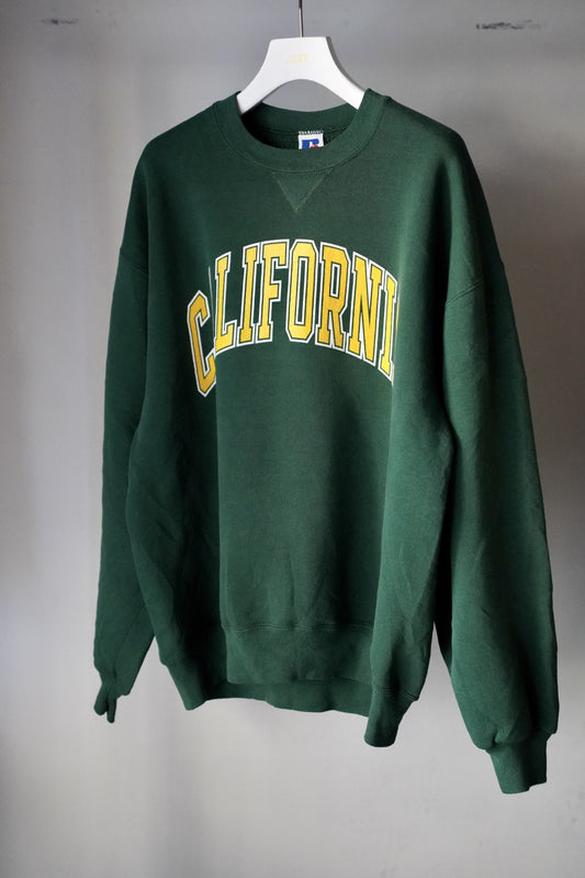 MEN/WOMEN VINTAGE CALIFORNIA SWEAT  D.GREEN