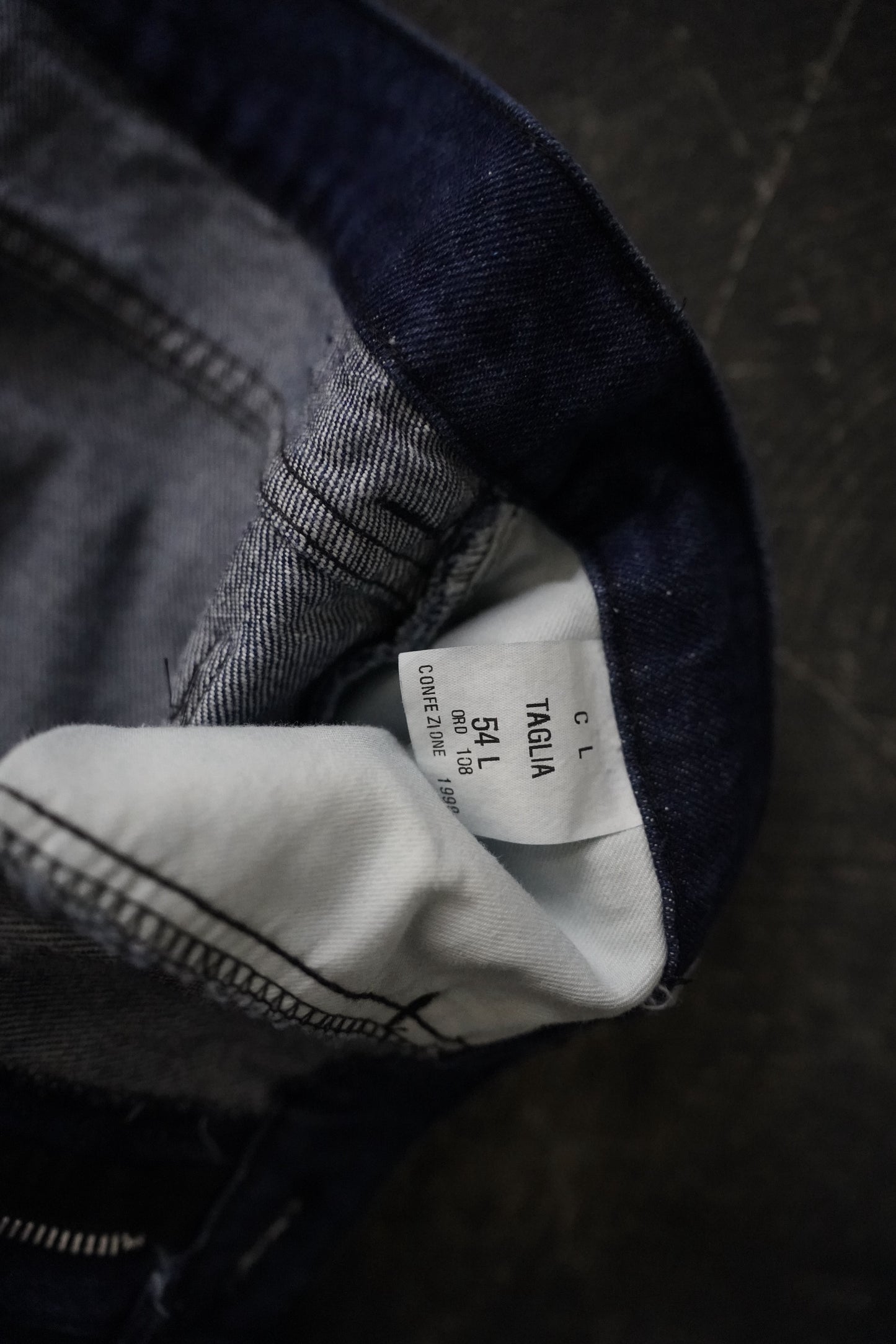 MEN DEADSTOCK 90s Italian Army Denim Pants