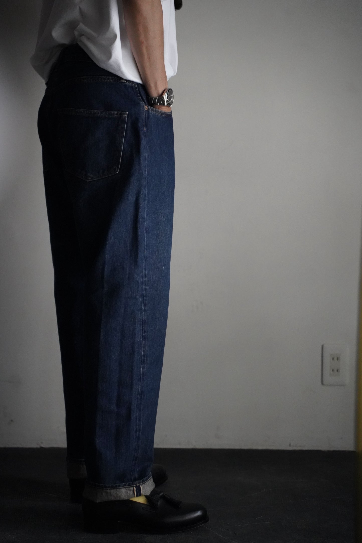 MEN CIOTA/シオタ 本藍 スビンコットン 13,5oz ストレートデニム
