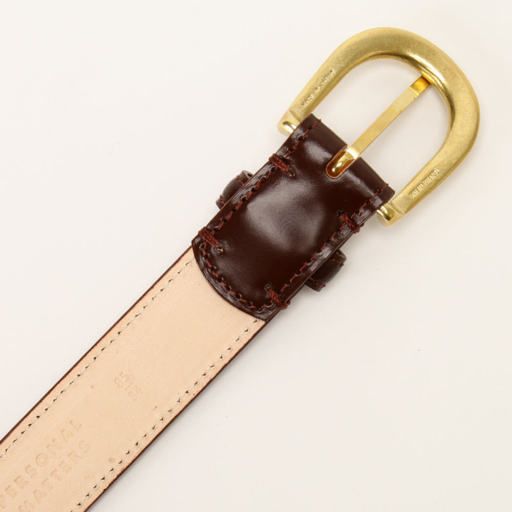 MEN PERSONAL MATTERS / パーソナル マターズ CORDOVAN BELT