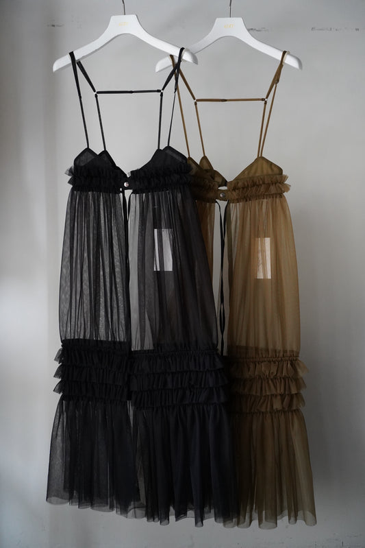 WOMEN RYU KAGA Commerbund tulle skirt