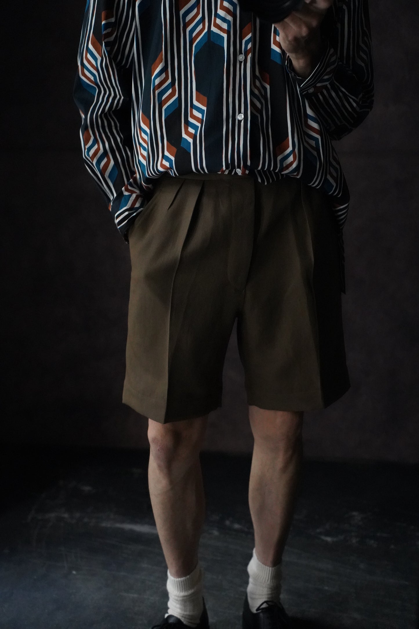 MEN HEUGN / ユーゲン Bill Wool linen SHORT