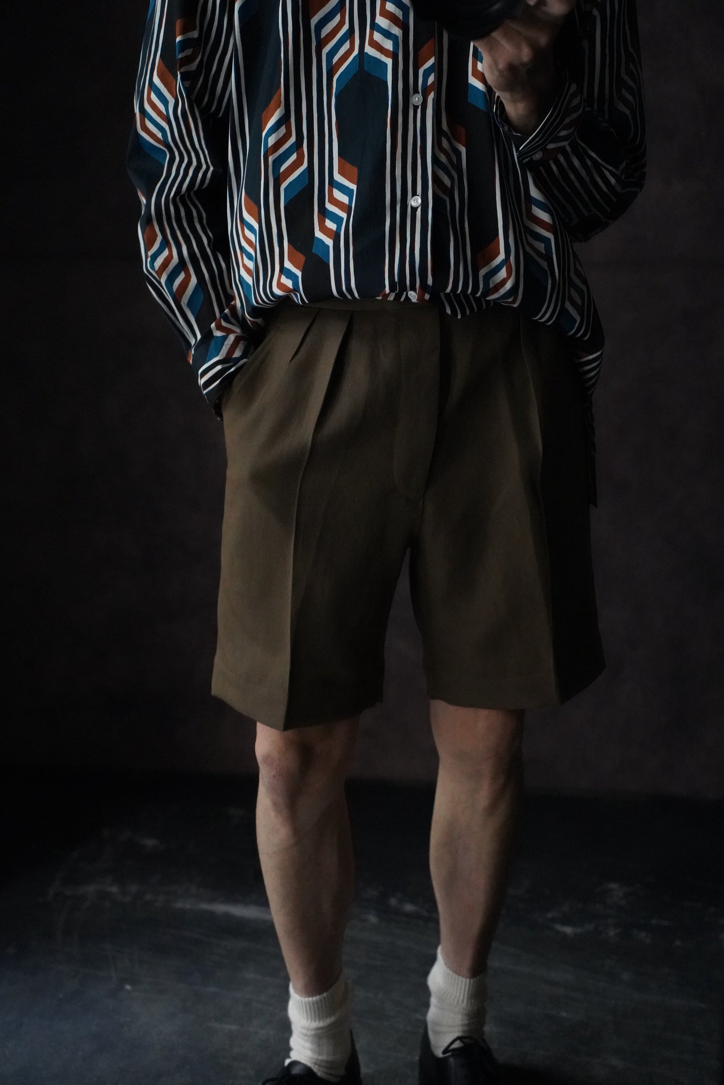 MEN　HEUGN / ユーゲン　Bill Wool linen SHORT