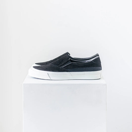 MEN/WOMEN ASAHI アサヒ ASAHI BELTED SLIP-ON SUEDE - Black