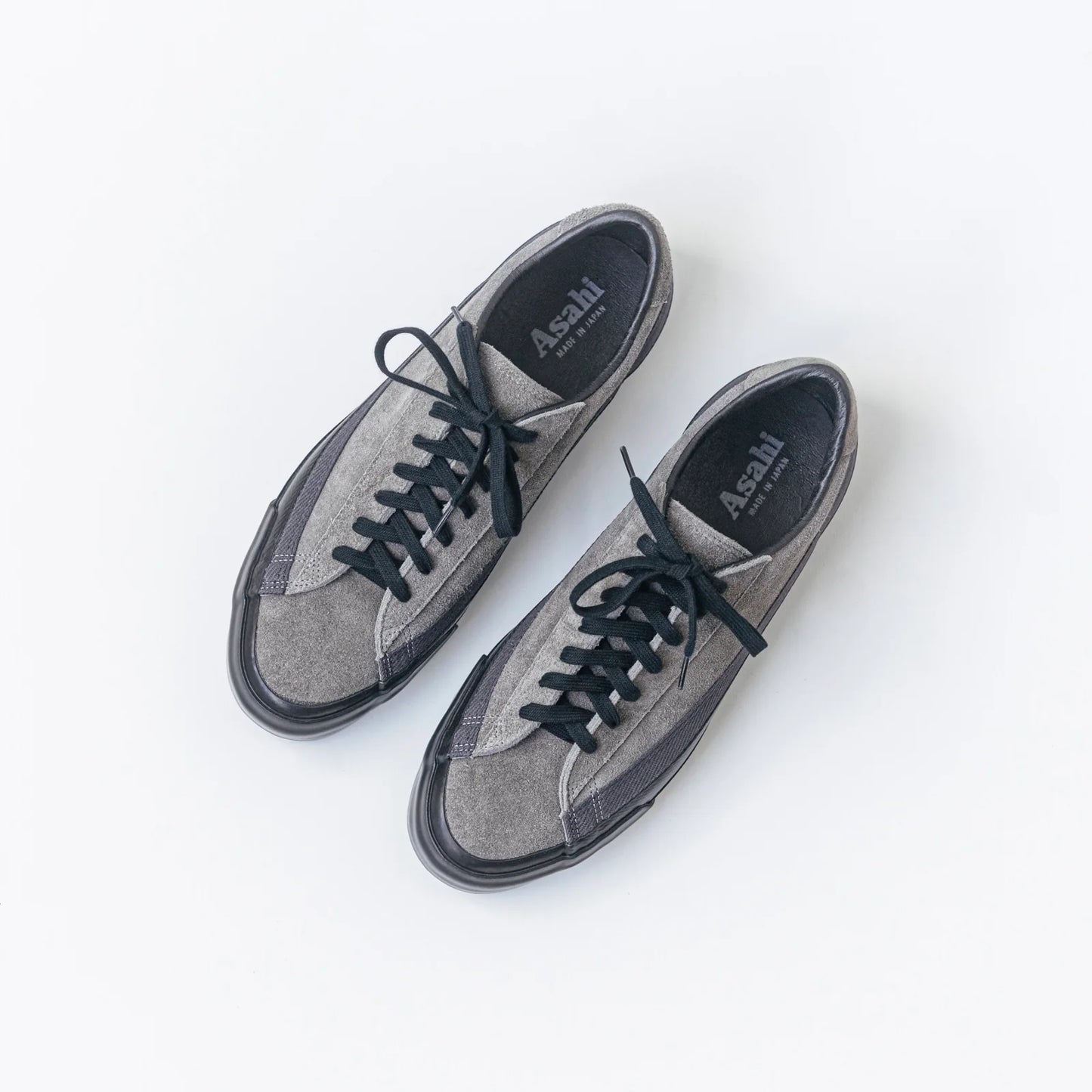 MEN/WOMEN ASAHI アサヒ BELTED LOW SUEDE - Charcoal/Black