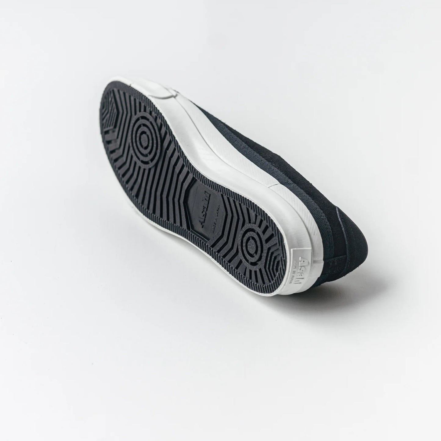 MEN/WOMEN ASAHI アサヒ ASAHI BELTED SLIP-ON SUEDE - Black