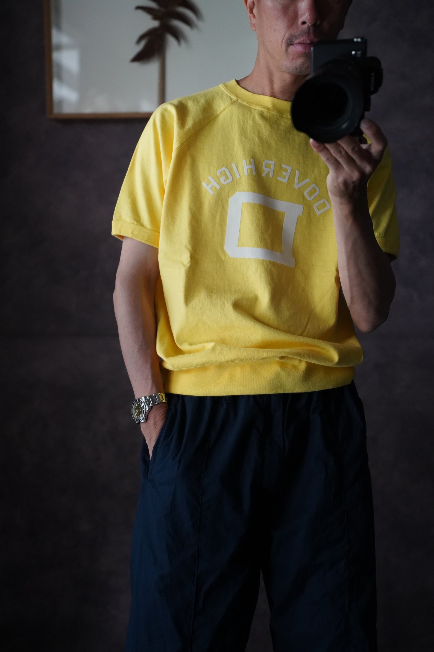 MEN NECESSARY or UNNECESSARY / ネセサリーオアアンネセサリー S/S SWEAT "DOVER"