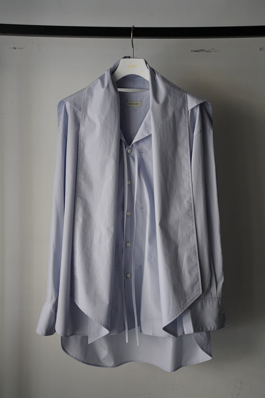 WOMEN RYU KAGA Cotton typewriter sailor shirt