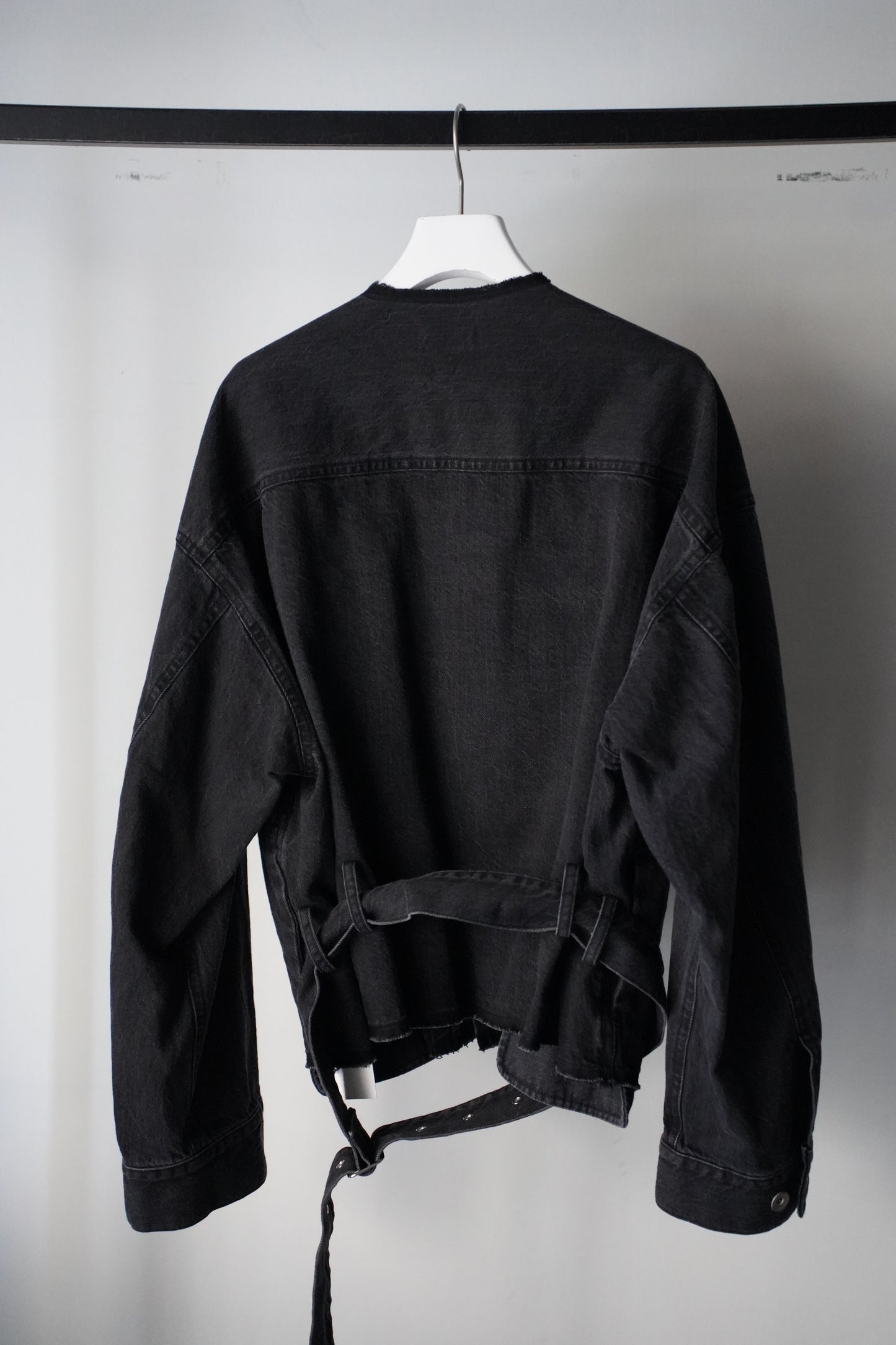 WOMEN RYU KAGA Belted denim jacket