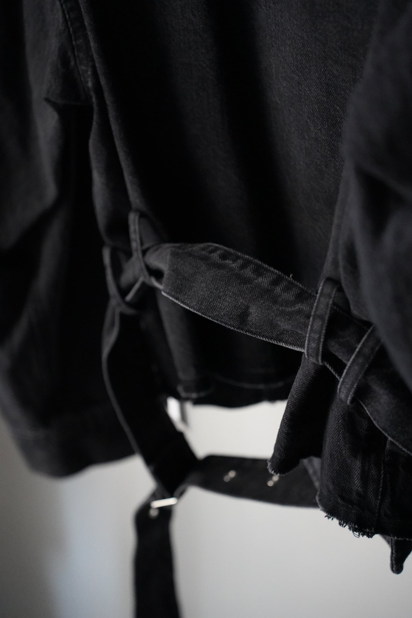WOMEN RYU KAGA Belted denim jacket