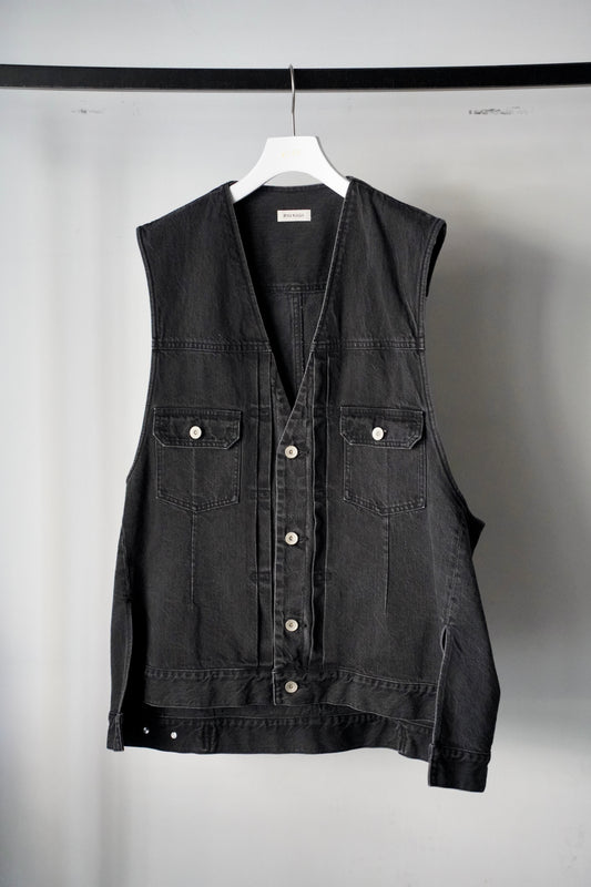 WOMEN RYU KAGA Oversized denim vest