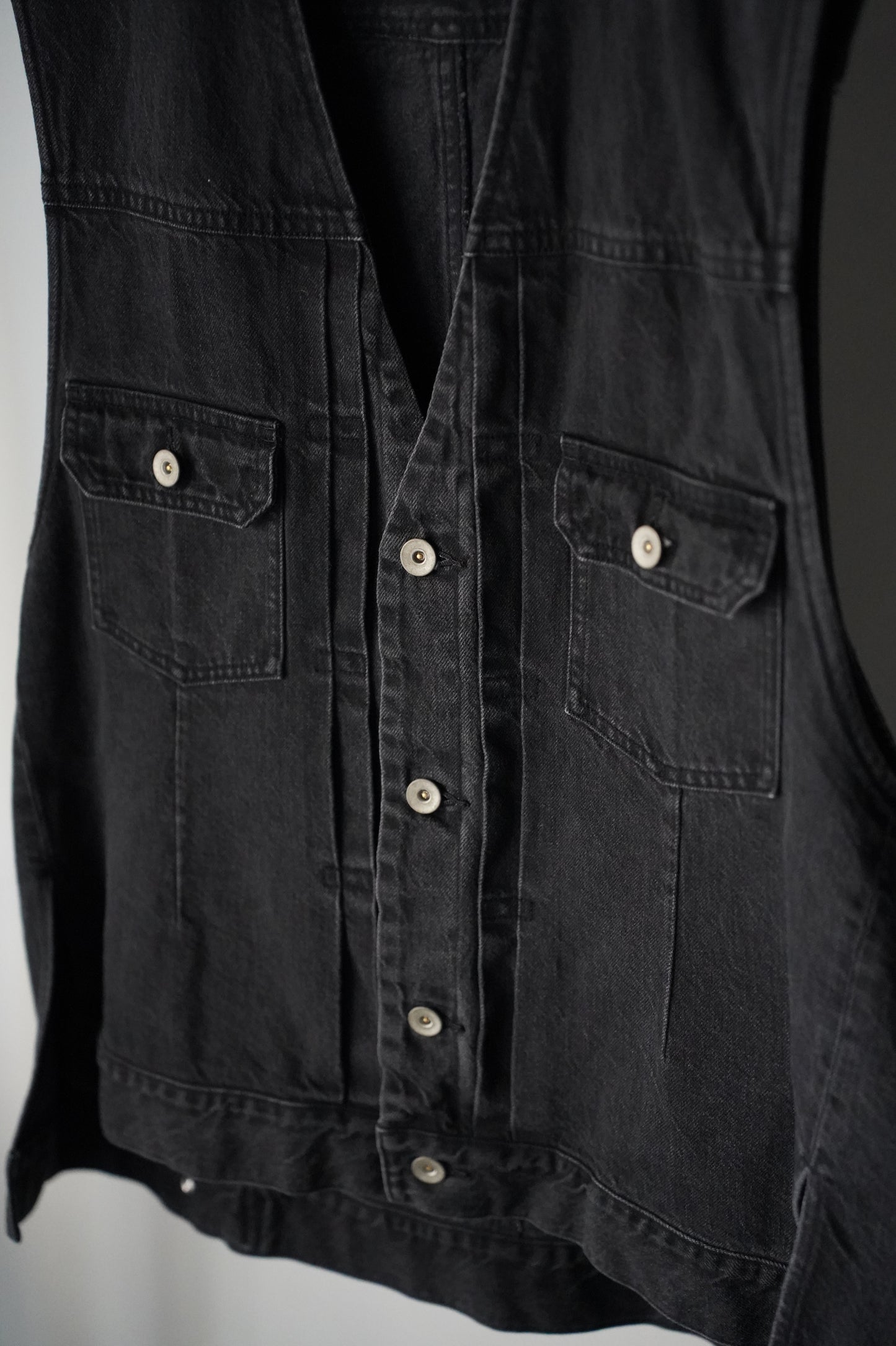 WOMEN RYU KAGA Oversized denim vest