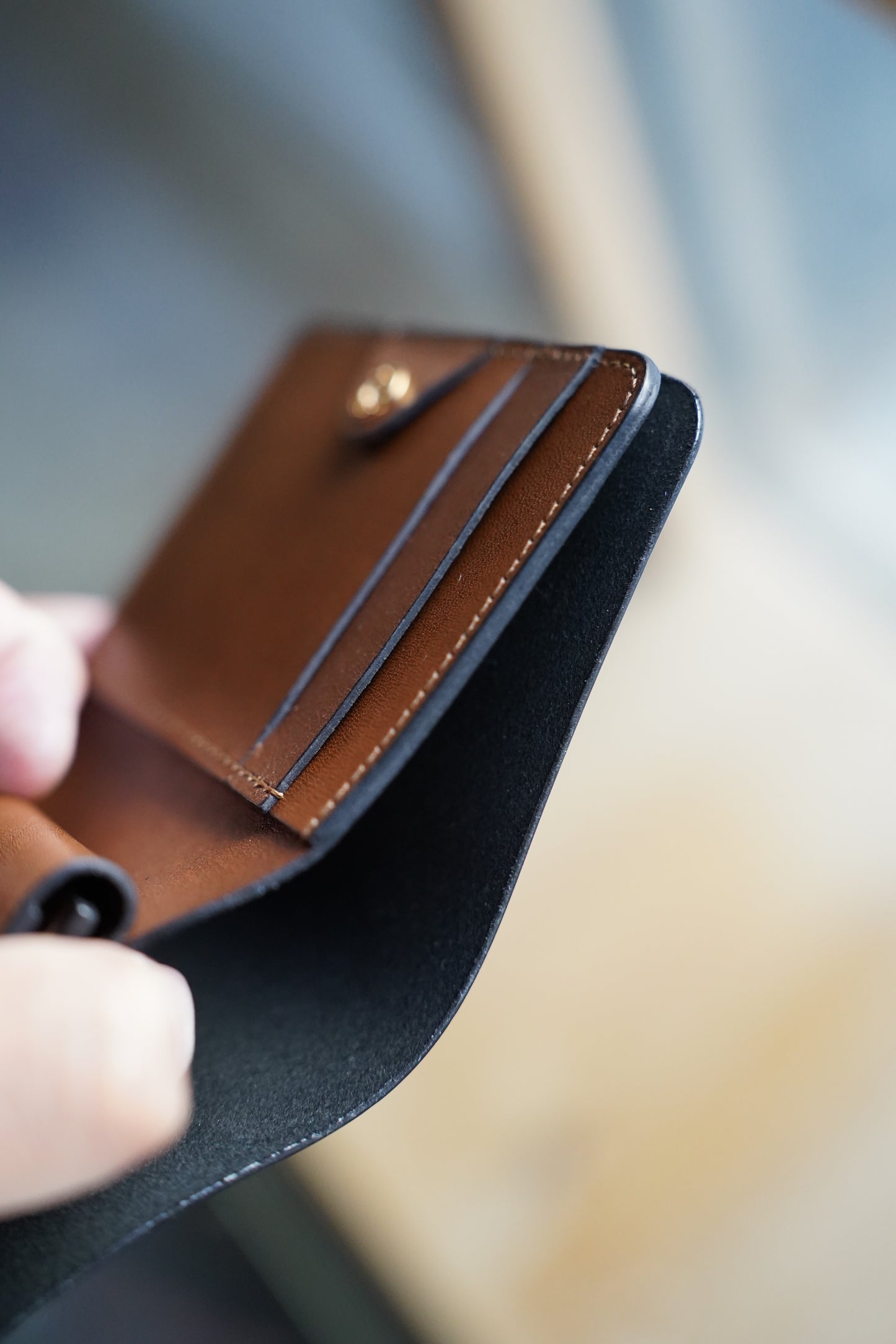 MEN forme/フォルメ Post wallet ILCEA black