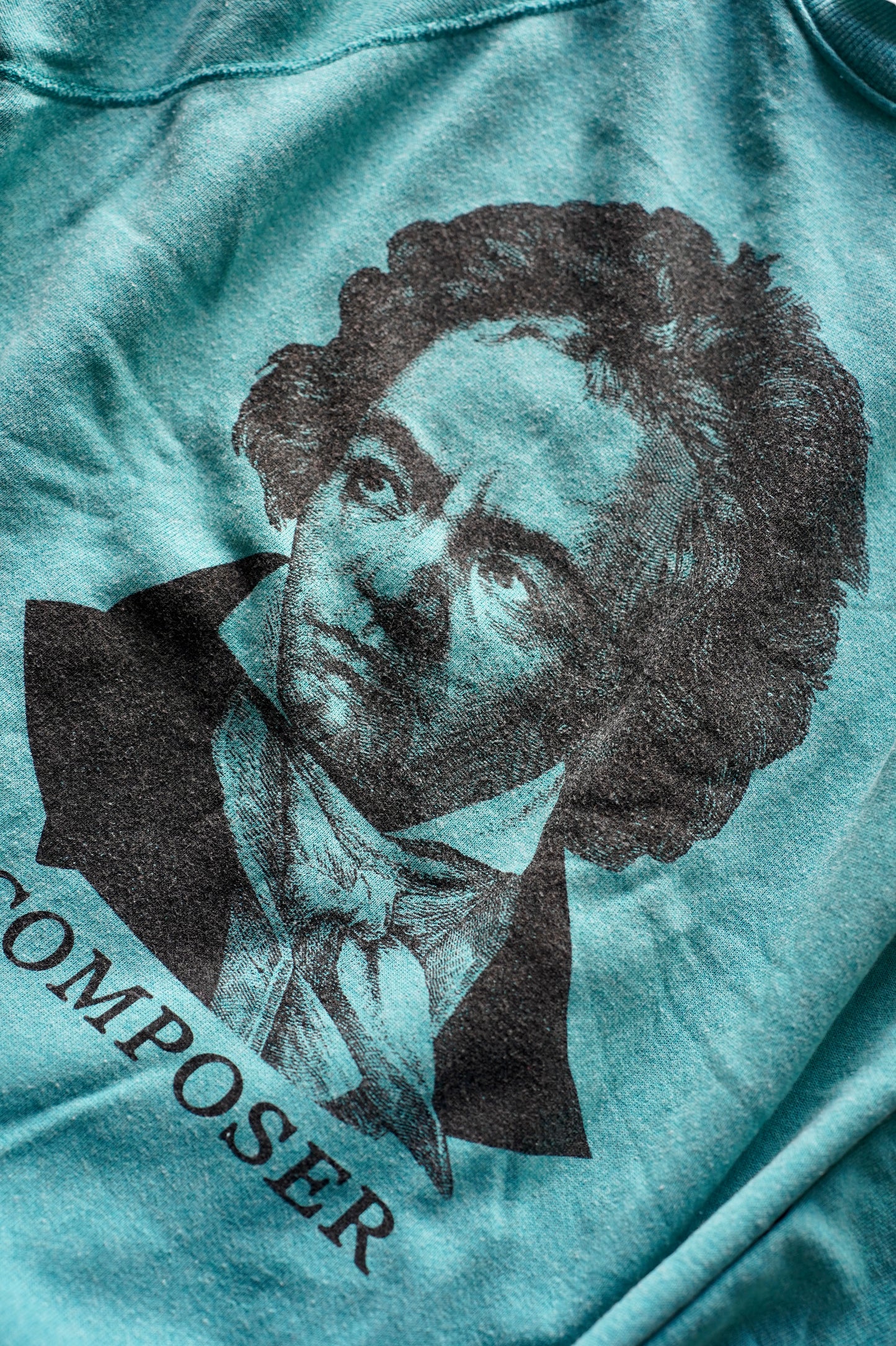 MEN/WOMEN VINTAGE Beethoven Sweat L.GREEN