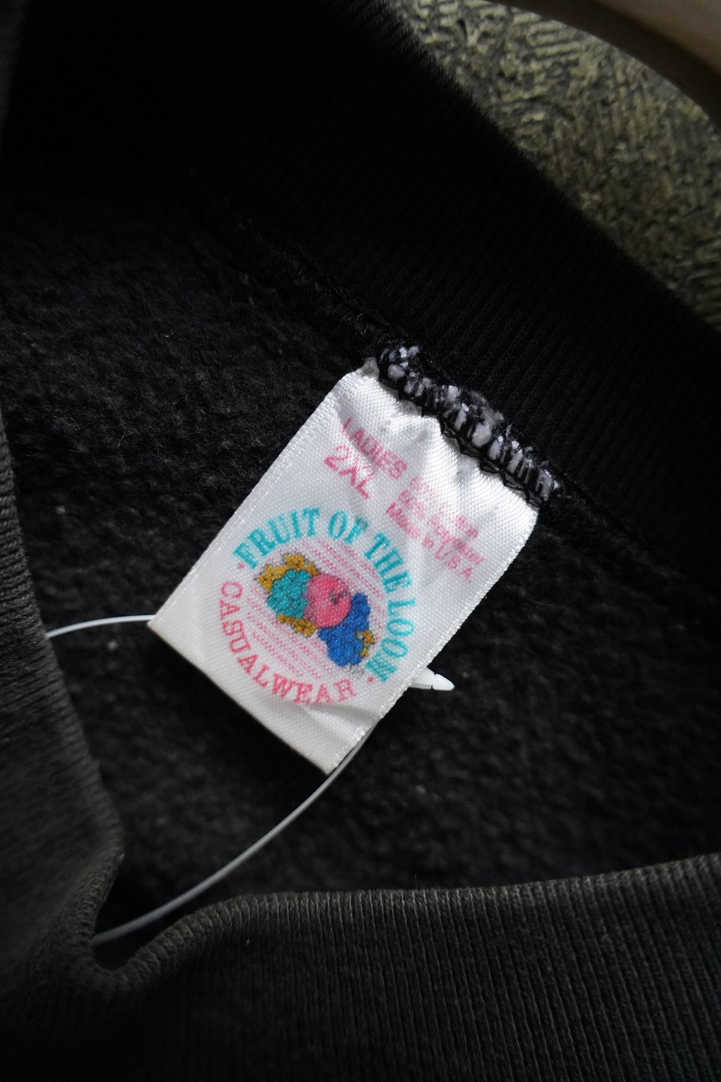 MEN/WOMEN VINTAGE CALIFORNIA TIGER SWEAT BLACK