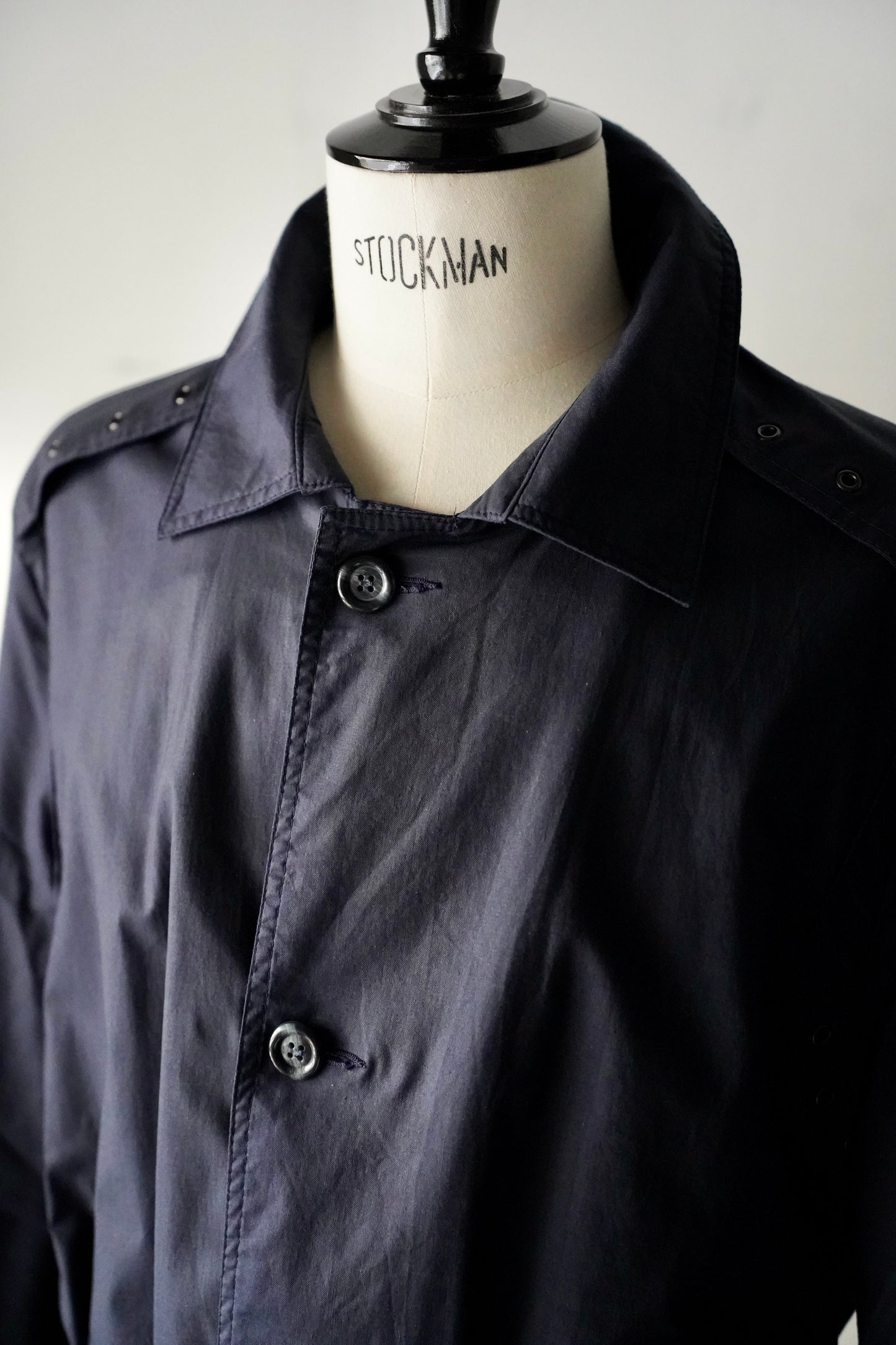 MEN LILY1ST VINTAGE 1980’s Danish Balmacaan Coat by bison