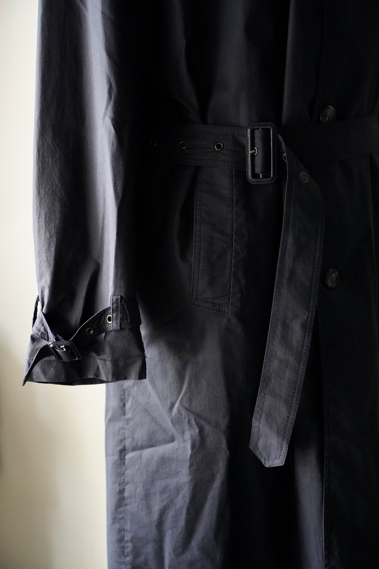 MEN LILY1ST VINTAGE 1980’s Danish Balmacaan Coat by bison